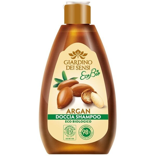 giardino dei sensi - doccia shampoo biologico argan bagnoschiuma 250 ml unisex