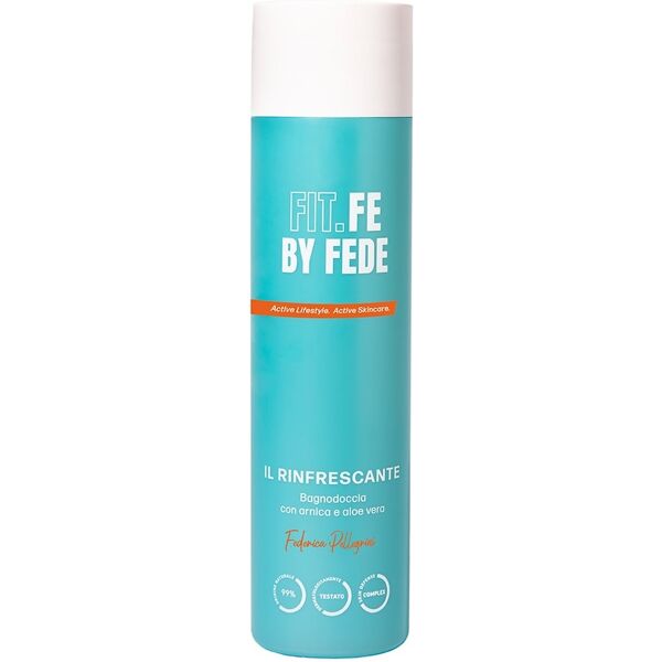 fit.fe by fede - il rinfrescante bagnodoccia con arnica e aloe vera docciaschiuma 250 ml unisex