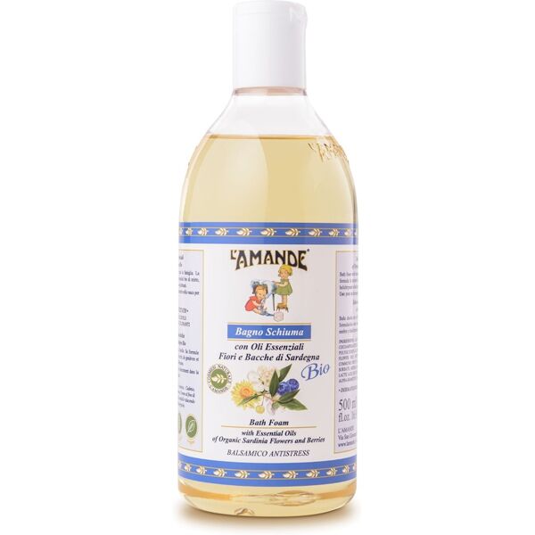 l' amande - bagnoschiuma fiori e bacche sardegna bio 500 ml unisex