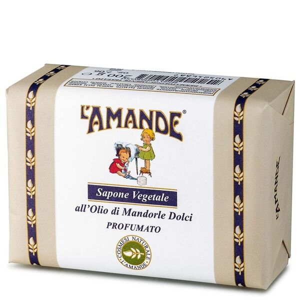 l' amande - sapone vegetale olio mandorle dolci 200 g unisex