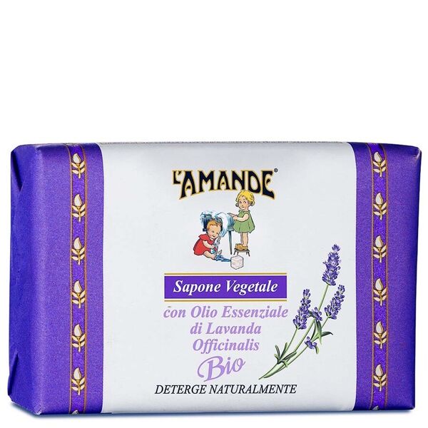 l' amande - sapone vegetale lavanda officinalis bio 200 g unisex