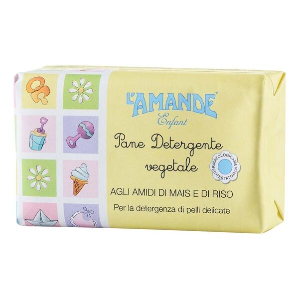 l' amande - linea bimbo pane detergente vegetale sapone 100 g unisex