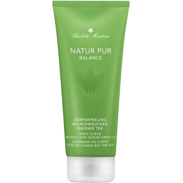 charlotte meentzen - natur pur balance zucchero grezzo bio- tè verde zucchero grezzo bio- tè verde scrub corpo 200 ml female