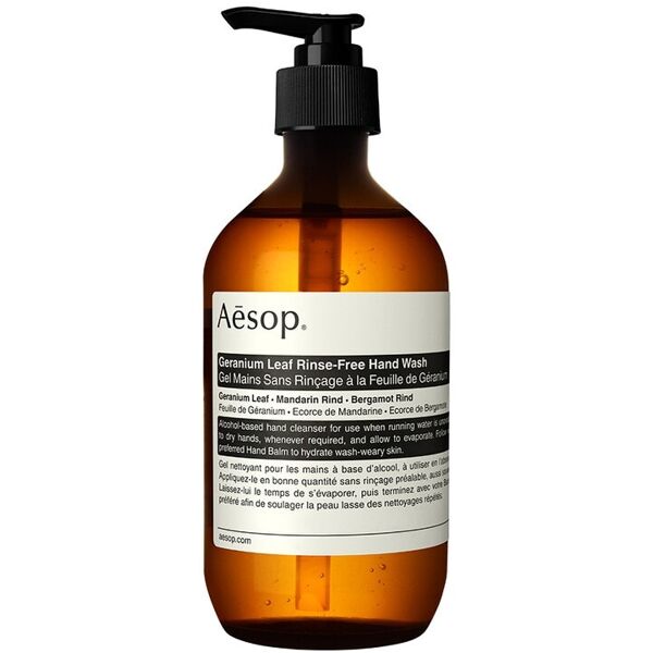 aēsop - geranium rinse-free hand wash sapone 500 ml unisex