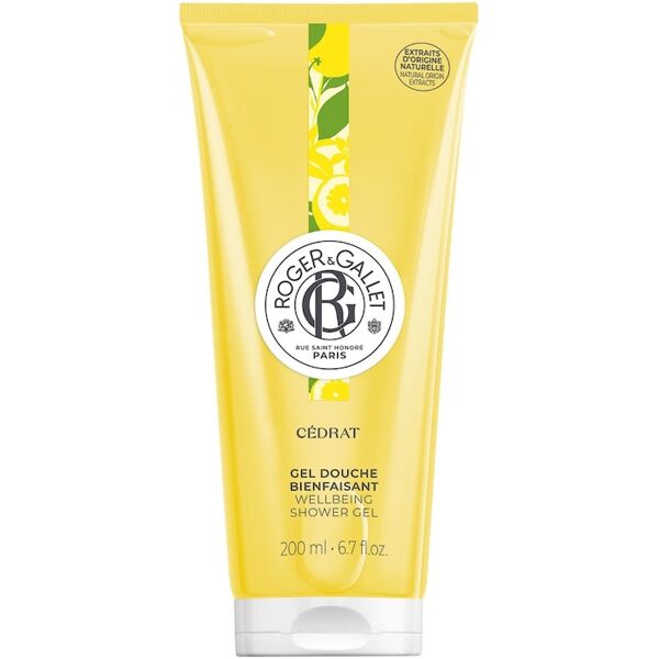 roger & gallet - cedrat -gel doccia benessere bagnoschiuma 200 ml unisex