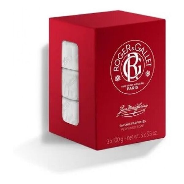 roger & gallet - roger&gallet jean marie farina set saponetta di benessere 3x100 g 300 g unisex