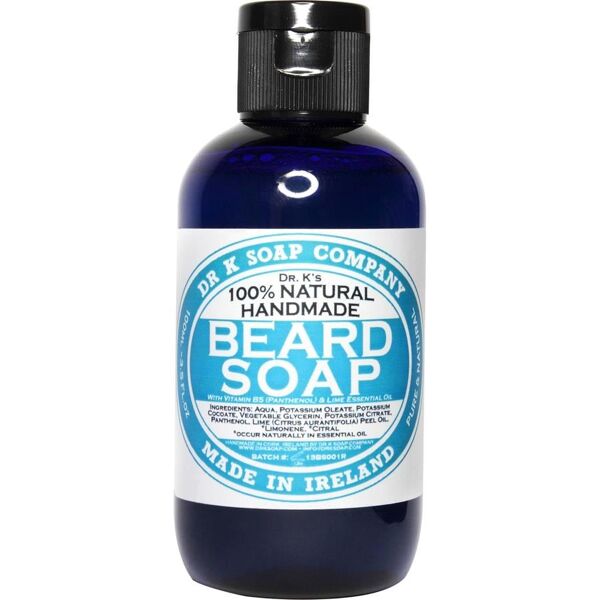 dr. k soap company - tiglio sapone da barba cura della barba 250 ml male