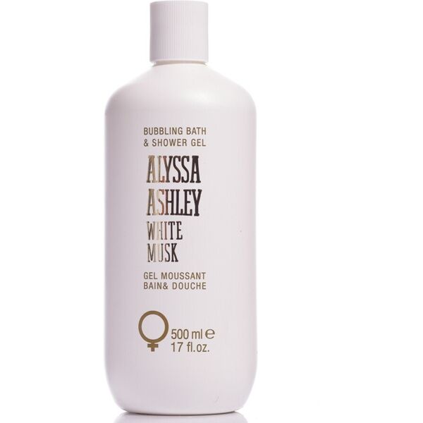 alyssa ashley - white musk bath & shower gel gel doccia 500 ml unisex