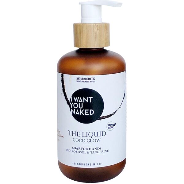 i want you naked - coco glow the liquid soap for hands sapone mani 250 ml unisex