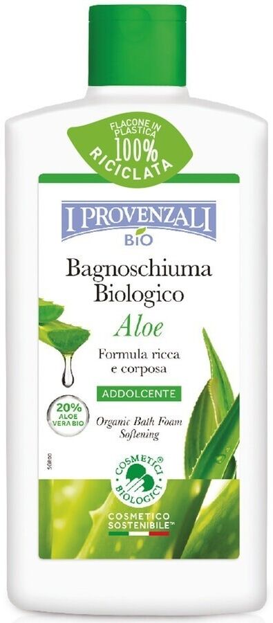 i provenzali - aloe bio bagnodoccia schiuma aloe e tea tree oil bio oli da bagno 400 ml unisex