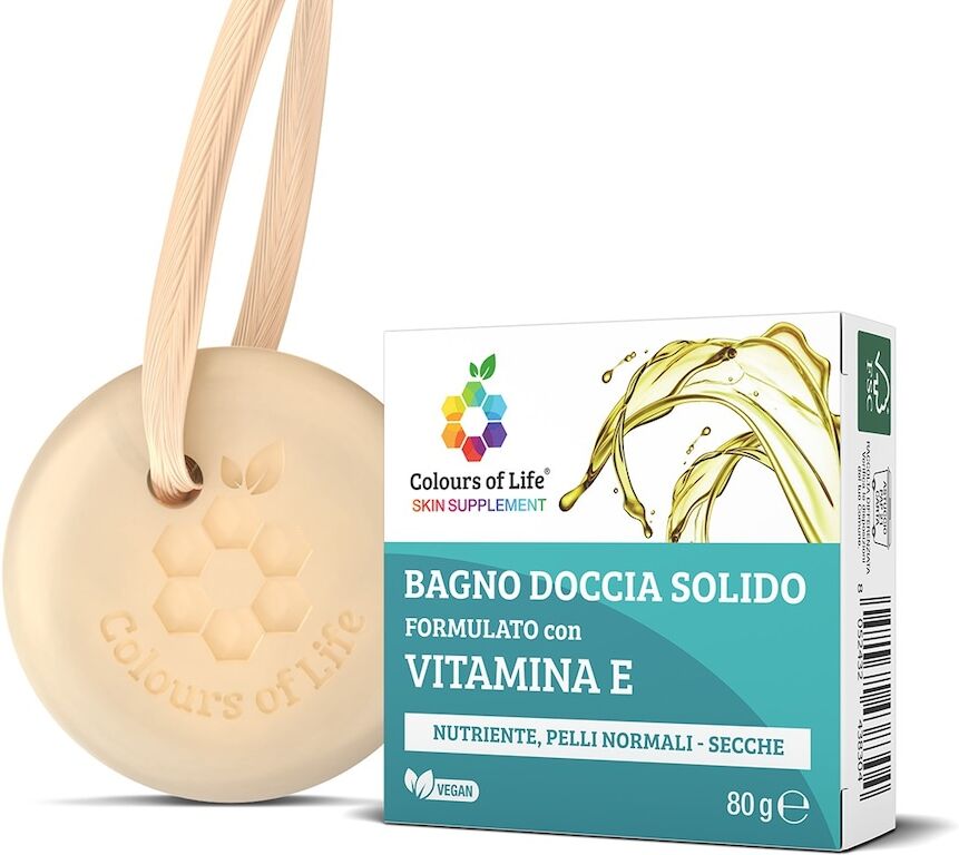 optima naturals - bagnodoccia solido vitamina e bagnoschiuma 80 g unisex