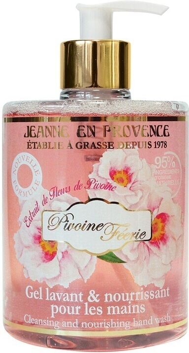 jeanne en provence - sapone liquido alla peonia 500 ml unisex