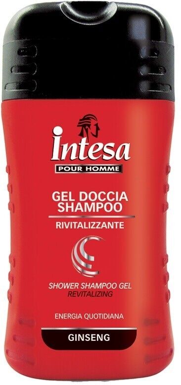 intesa - gel doccia shampoo ginseng saponi e bagnoschiuma 250 ml male