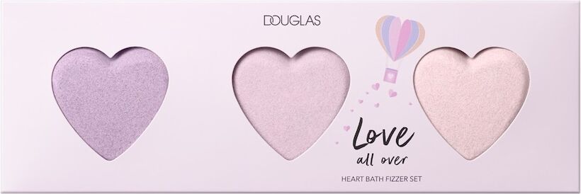 douglas collection - seasonal heart bath fizzer set sali e bombe da bagno 210 g unisex