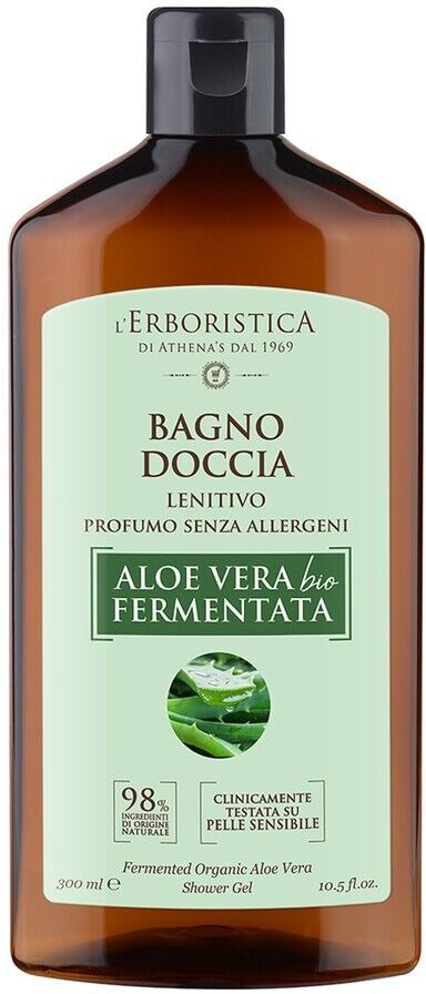 athena's - l' erboristica bagno doccia aloe bio fermentata oli da bagno 300 ml unisex