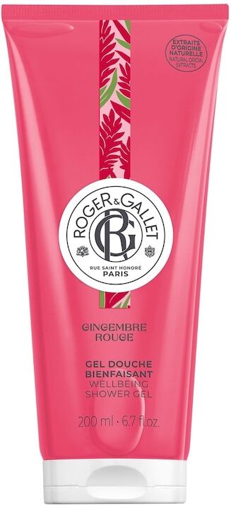 roger & gallet - gingembre rouge -gel doccia benessere bagnoschiuma 200 ml unisex