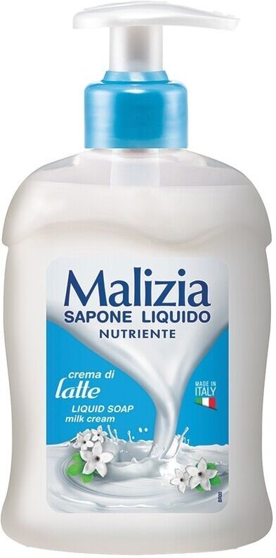 malizia - sapone liquido crema di latte 300 ml unisex