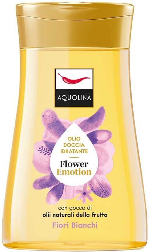 aquolina - olio doccia idratante flower emotion bagnoschiuma 200 ml unisex