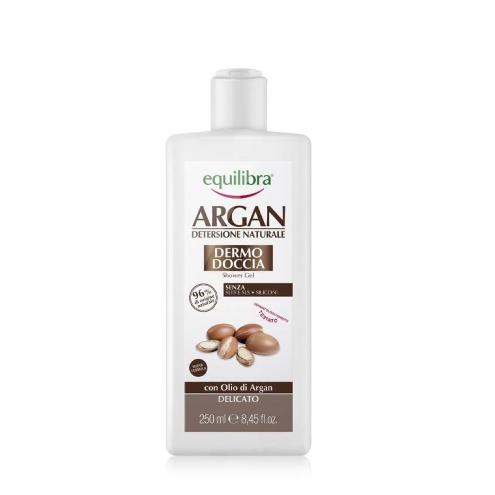 equilibra - argan shower gel docciaschiuma 250 ml unisex