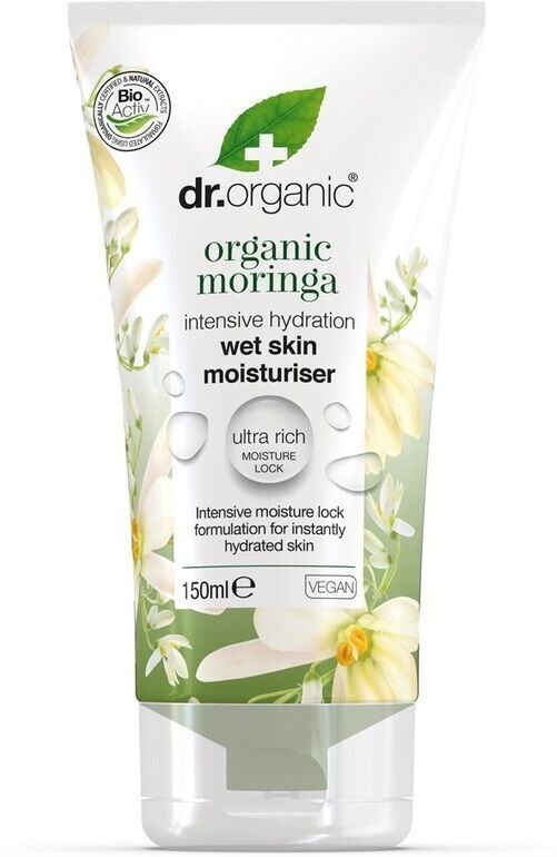 dr. organic - organic moringa - wet skin cream - crema corpo sotto la doccia bagnoschiuma 150 ml female