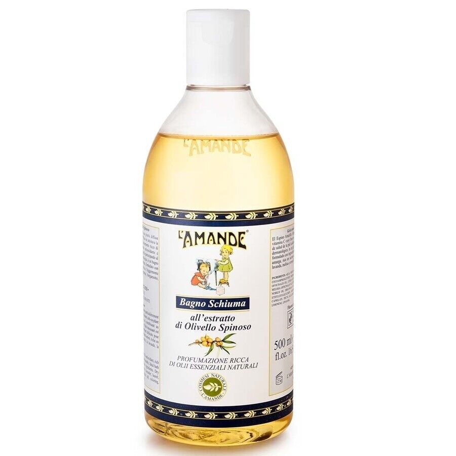 l' amande - bagno schiuma estratto olivello spinoso bagnoschiuma 500 ml unisex