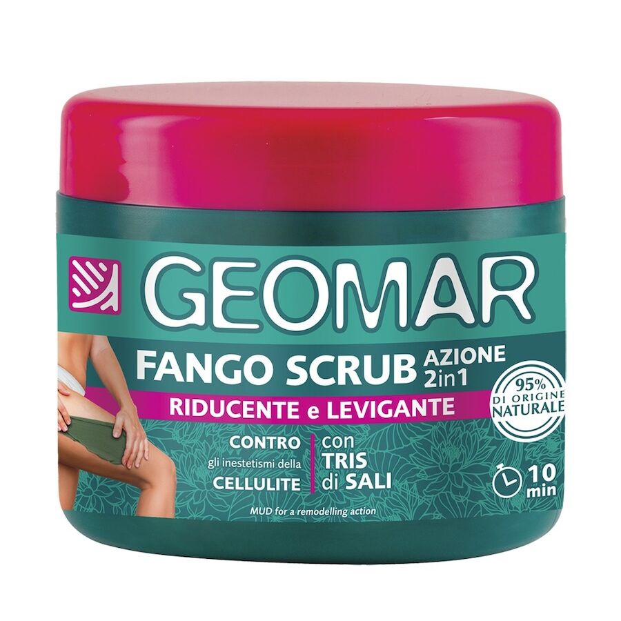 geomar - fango scrub anticellulite scrub corpo 600 g unisex