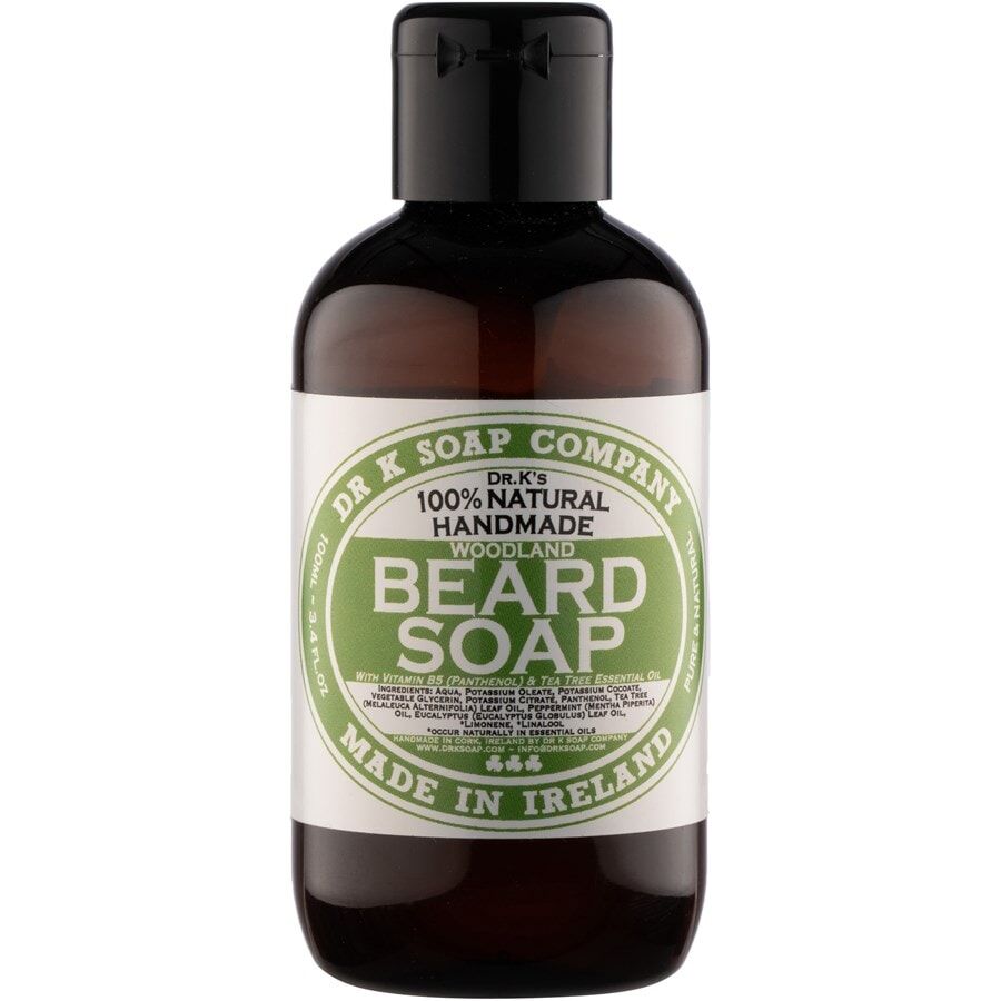 dr. k soap company - beard soap woodland spice cura della barba 250 ml male