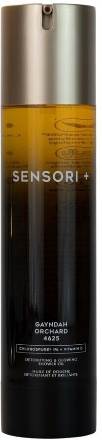 sensori + - detoxifying & glowing shower oil - gayndah orchard saponi e bagnoschiuma 200 ml unisex