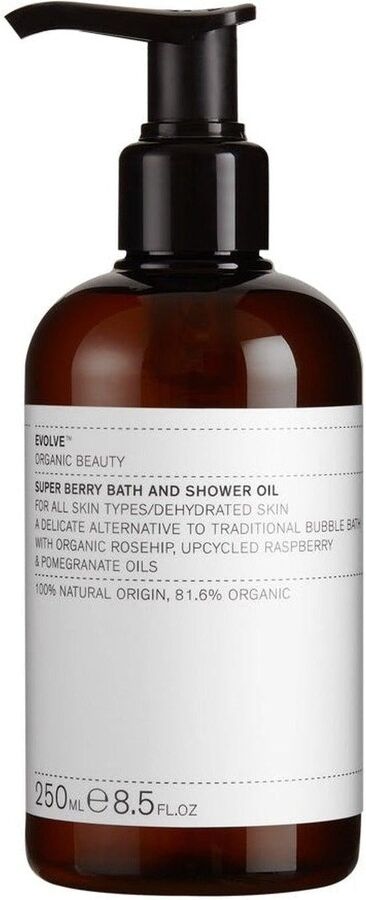 evolve - super berry bath and shower oil oli corpo 250 ml unisex