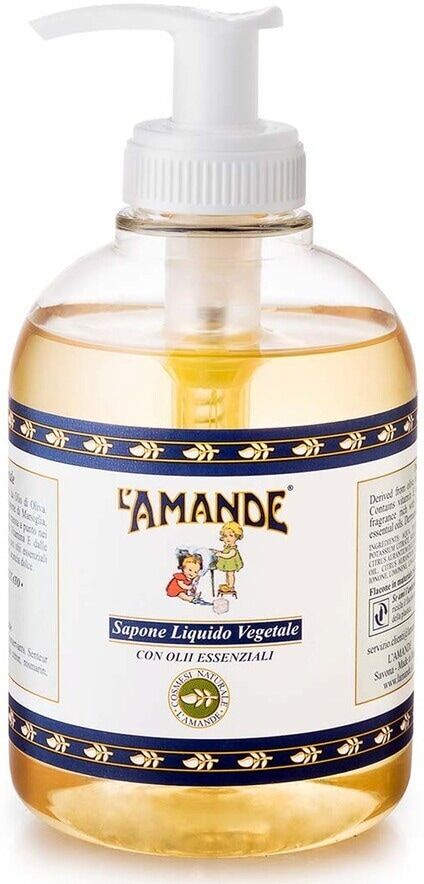 l' amande - sapone liquido vegetale oli essenziali 500 ml unisex