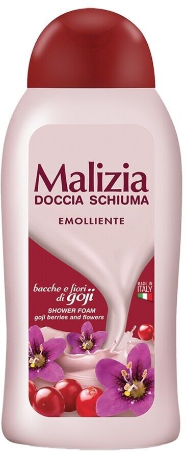 malizia - doccia schiuma  bacche e fiori di goji oli da bagno 300 ml unisex