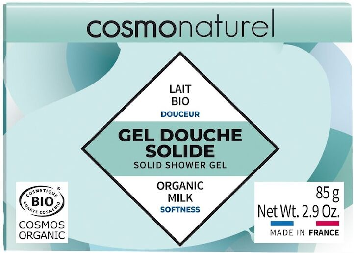 cosmo naturel - solid shower gel milk bio bagnoschiuma e sapone neonato 85 g unisex