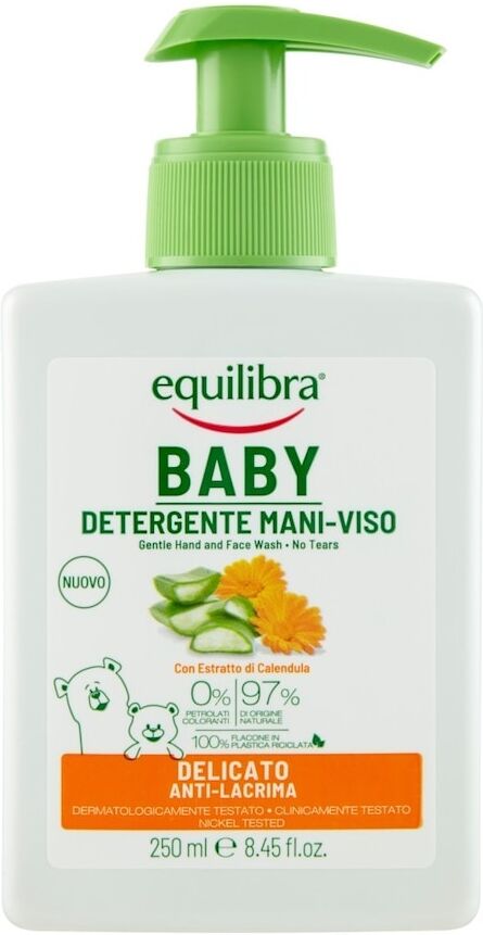 equilibra -  detergente mani-viso delicato sapone mani 250 ml unisex