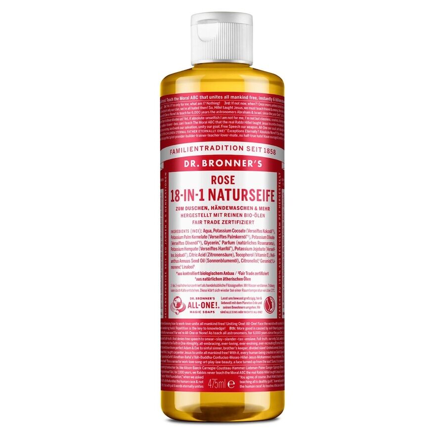 Dr. Bronner's - LIQUID SOAP ROSE Sapone 475 ml unisex