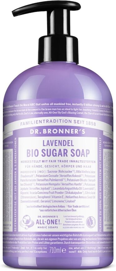 Dr. Bronner's - SUGAR SOAP LAVENDER Sapone 710 ml unisex