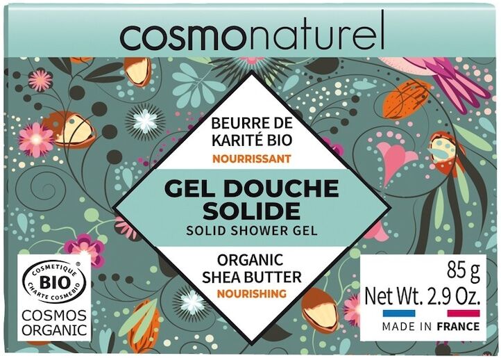 Cosmo Naturel - Solid Shower Gel Nourishing Shea Butter Bio Bagnoschiuma e sapone neonato 85 g unisex