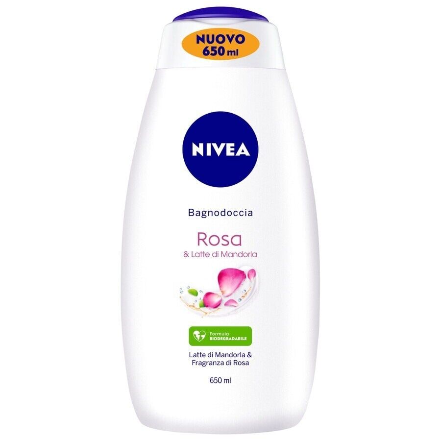 NIVEA -  Bagnodoccia Rosa & Latte di Mandorla Oli da bagno 650 ml unisex