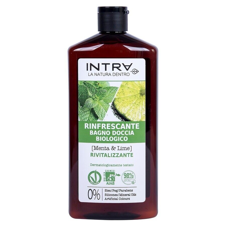 Intra - Bagno Doccia Biologico Menta & Lime Rinfrescante Oli da bagno 400 ml unisex