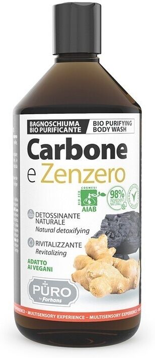 Puro - Bagnoschiuma BIO - Carbone&Zenzero 500 ml unisex