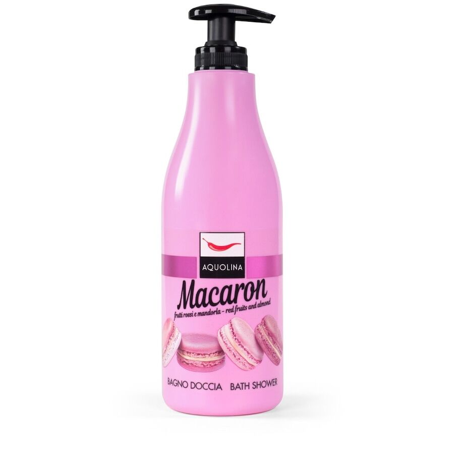 Aquolina - Macaron Bagno doccia Frutti rossi e Mandorla Bagnoschiuma 500 ml unisex