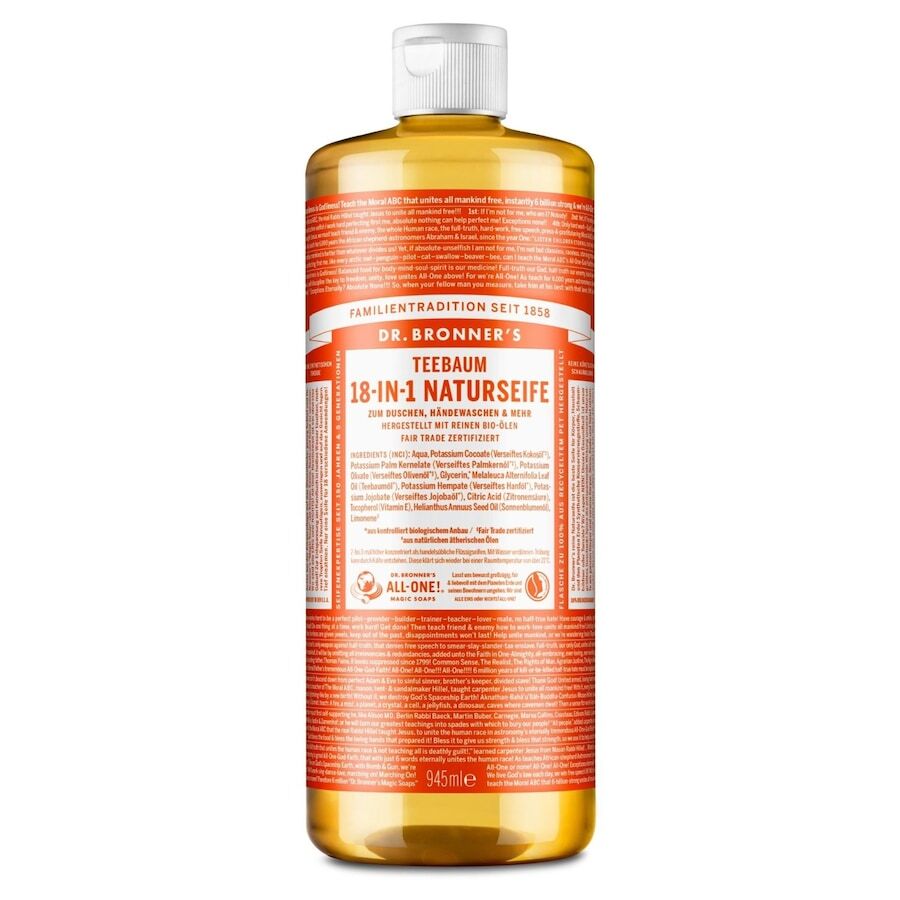 Dr. Bronner's - Sapone naturale 18-in-1 melaleuca Gel doccia 945 ml unisex