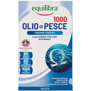 equilibra -  Olio di Pesce 1000, 60 perle Vitamine 78 g unisex