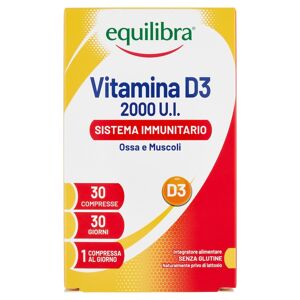 equilibra -  Vitamina D3, 30 cpr Vitamine 2.43 g unisex