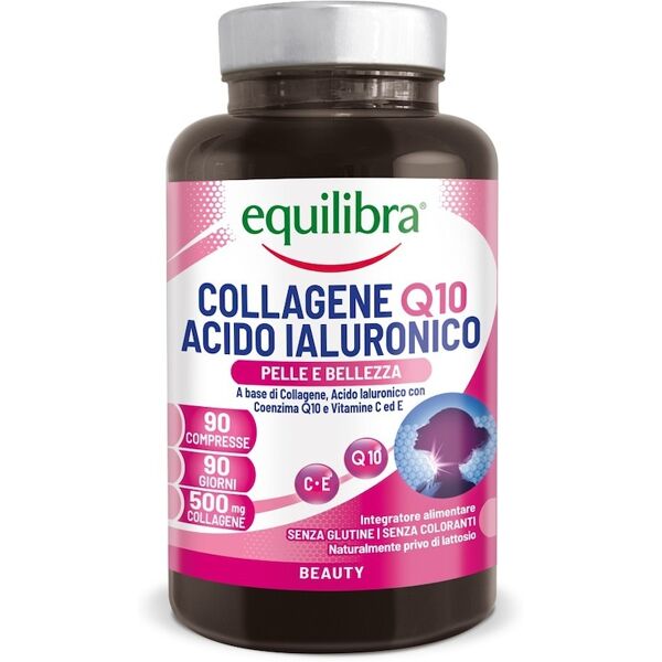 equilibra -  collagene q10 acido ialuronico, 90 compresse vitamine 99 g unisex