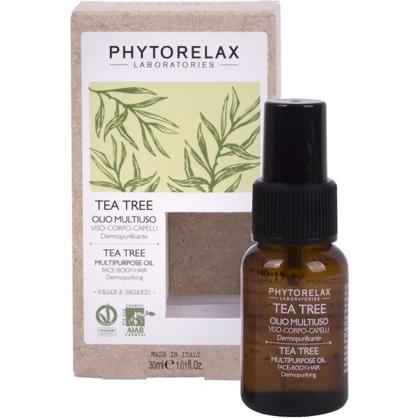 phytorelax - tea tree olio viso-corpo-capelli dermopurificante oli essenziali e aromaterapia 30 ml female