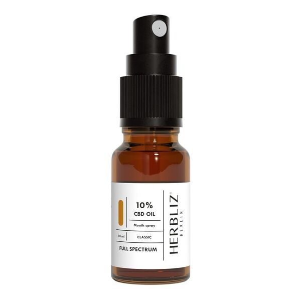 herbliz - classic cbd oil mouth spray vitamine 10 ml unisex