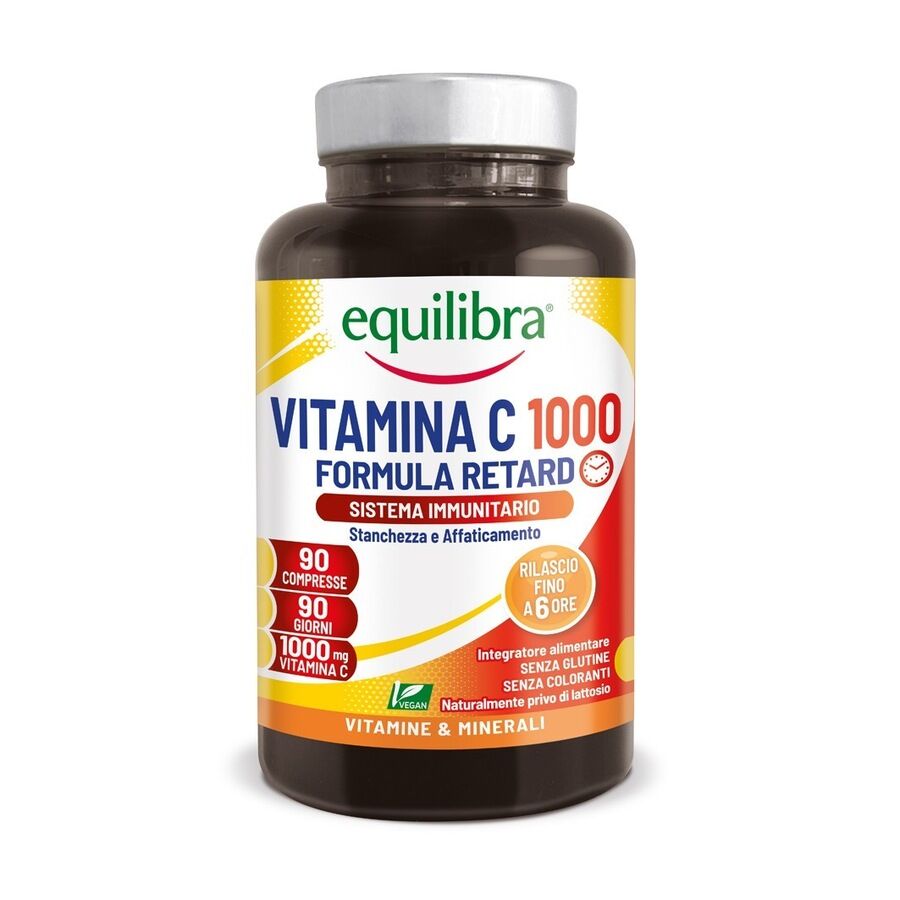 equilibra -  vitamina c 1000, 90 compresse vitamine 130 g unisex