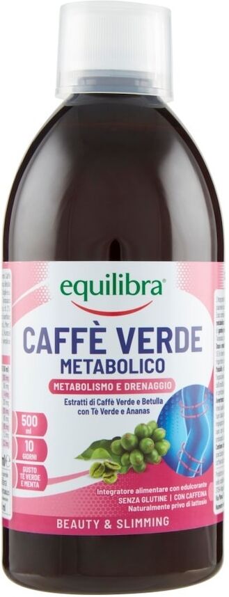 equilibra -  caffè verde metabolico vitamine 500 ml unisex