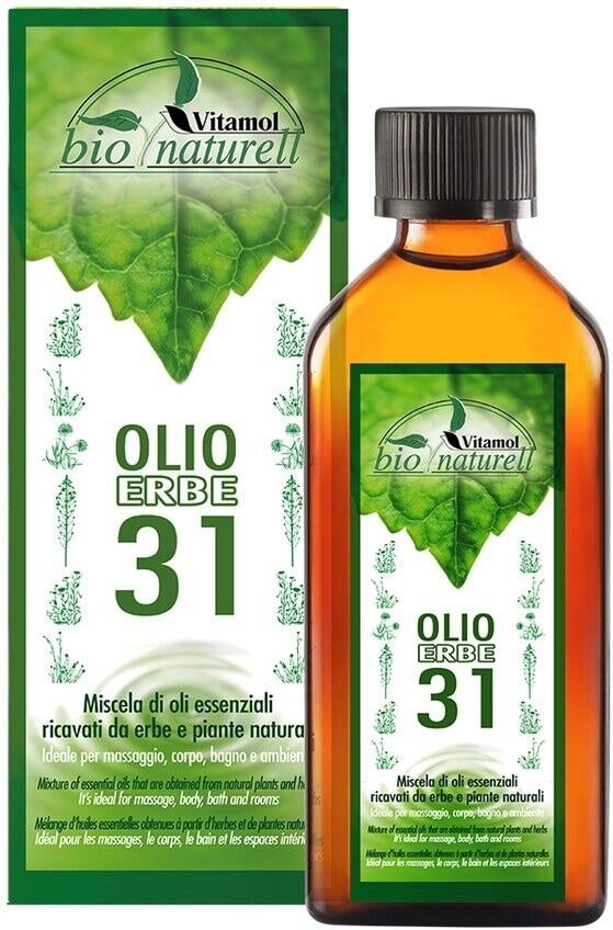 vitamol - olio 31 erbe officinali oli essenziali e aromaterapia 100 ml unisex