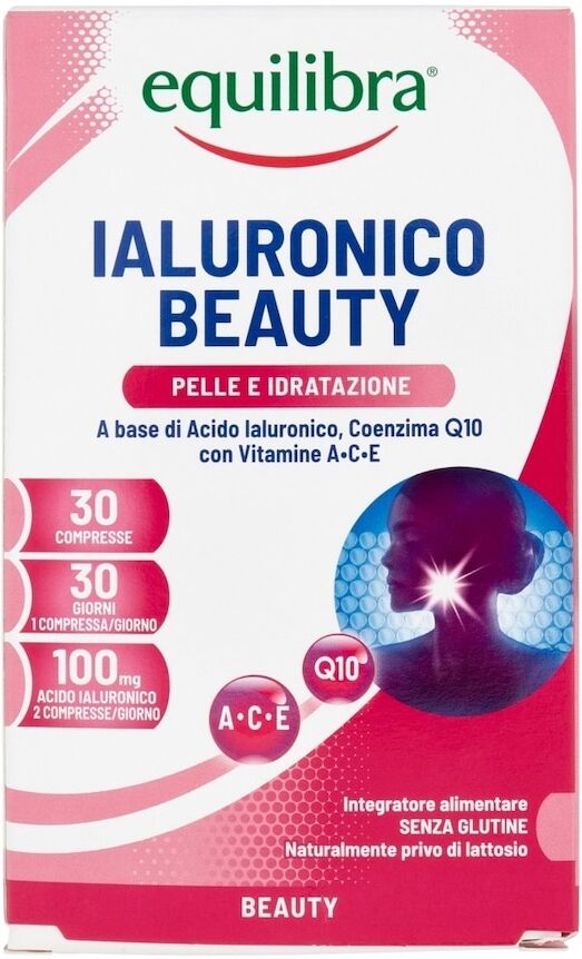 equilibra -  ialuronico beauty, 30 compresse vitamine 15.3 g unisex